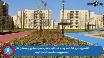 تفاصيل طرح 54 ألف وحدة إسكان أخضر ضمن مشروع «سكن لكل المصريين» وفرص الحجز اليوم